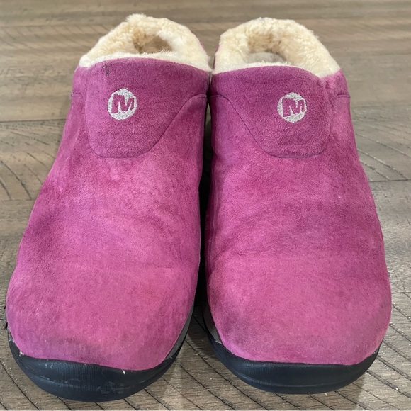 RHUBARB MERRELL Size 9 Sheepskin Lined Clogs - Picture 2 of 8